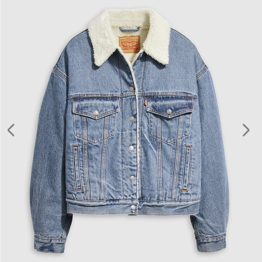Levi's Denim Sherpa-Lined Jacket